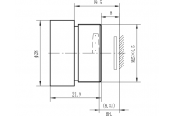 适用于长波红外热成像相机的 10mm f/1.0 无热化镜头